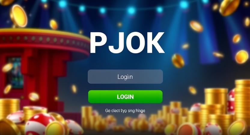 Clean and intuitive PJOK login interface